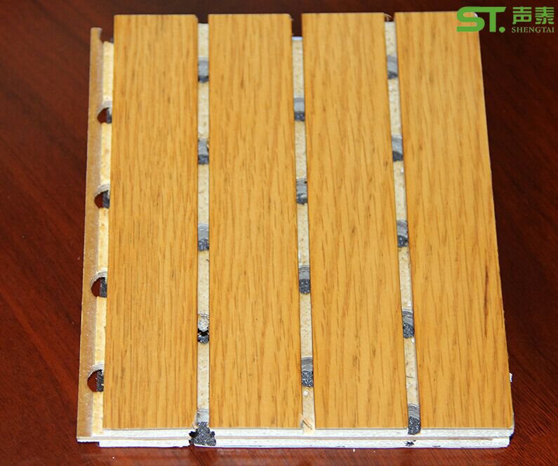 油漆面复合槽木吸音板(图1)